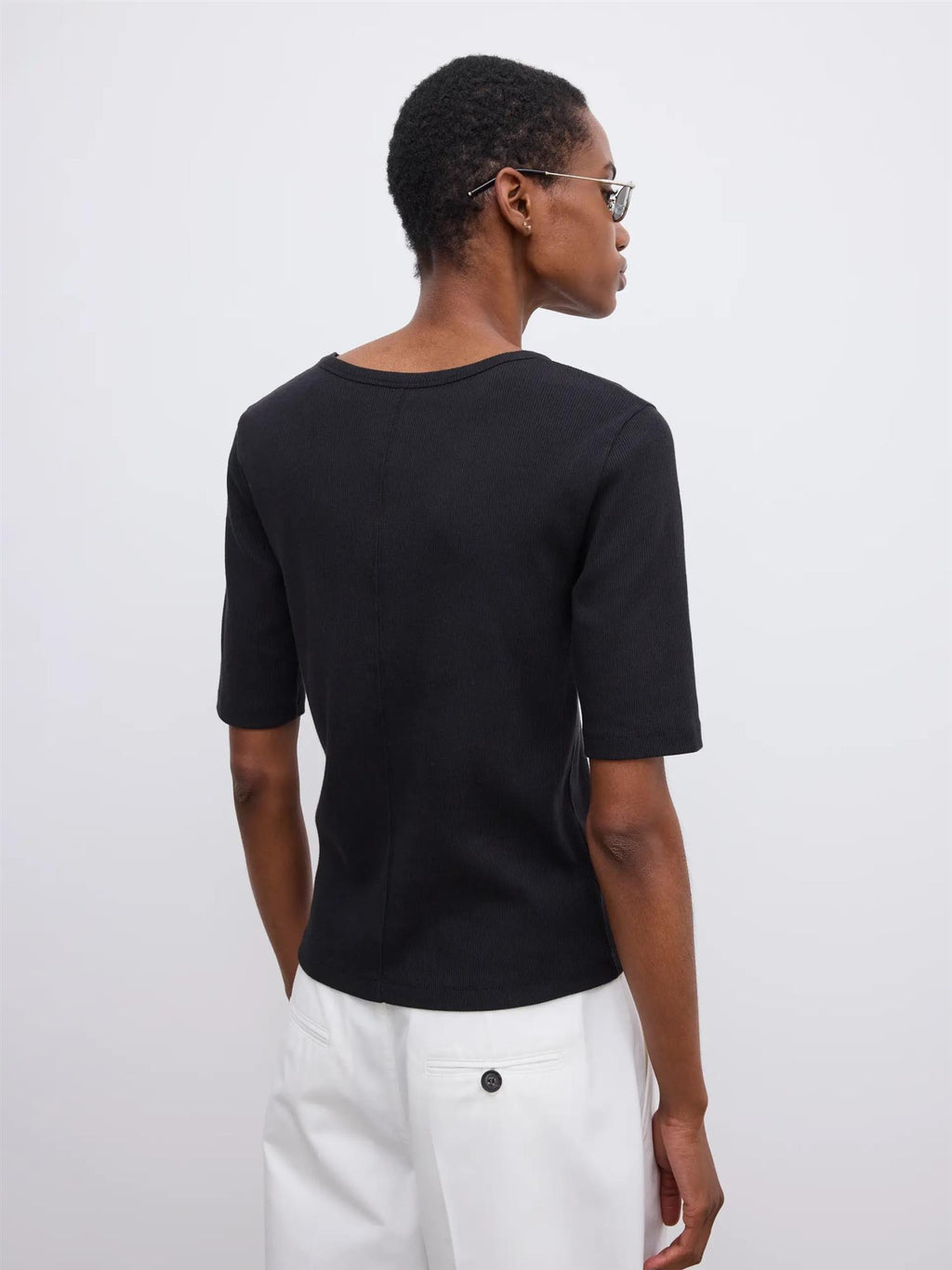 Fitted Rib T-Shirt