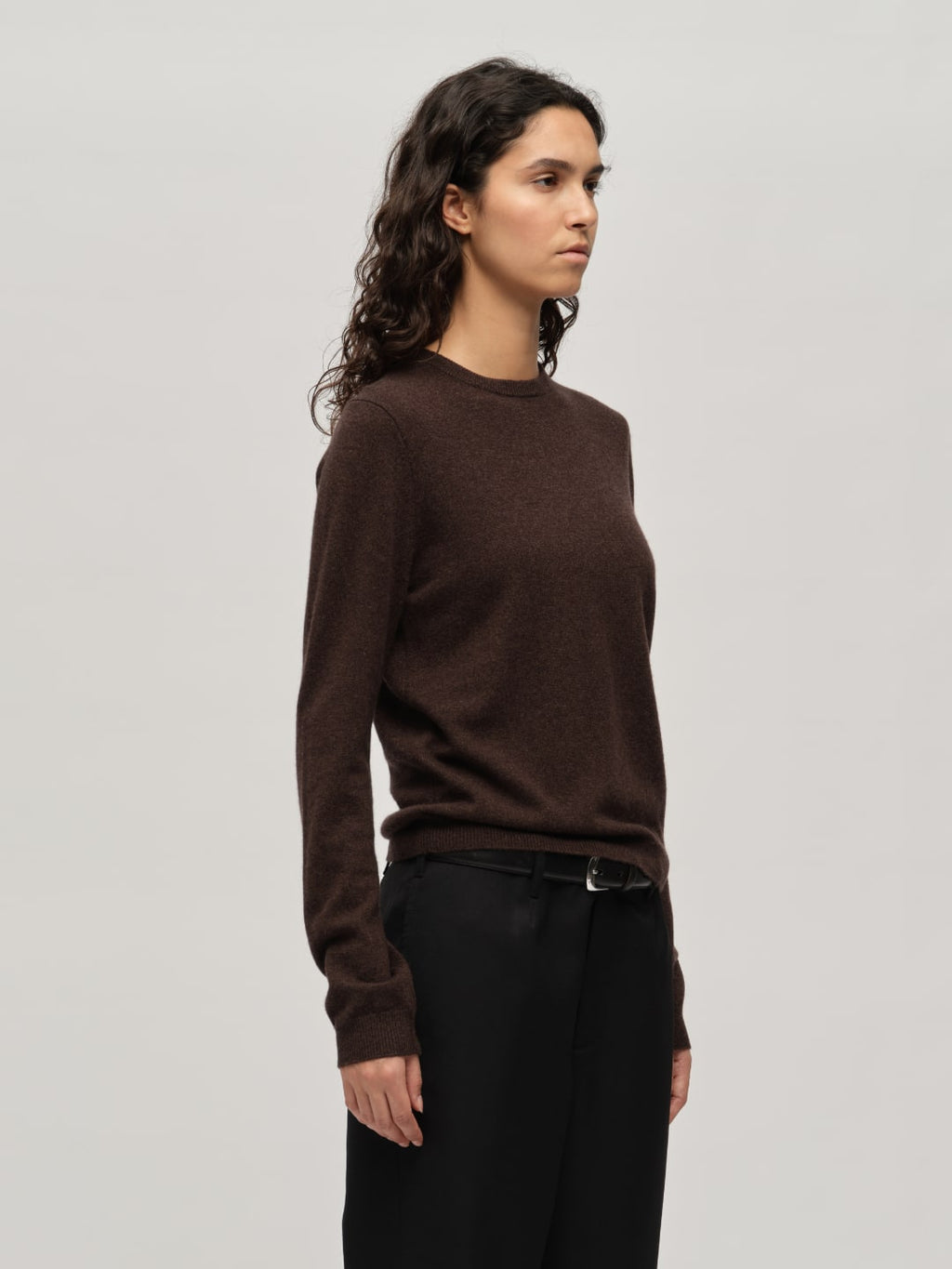 Womans Fitted Round Neck