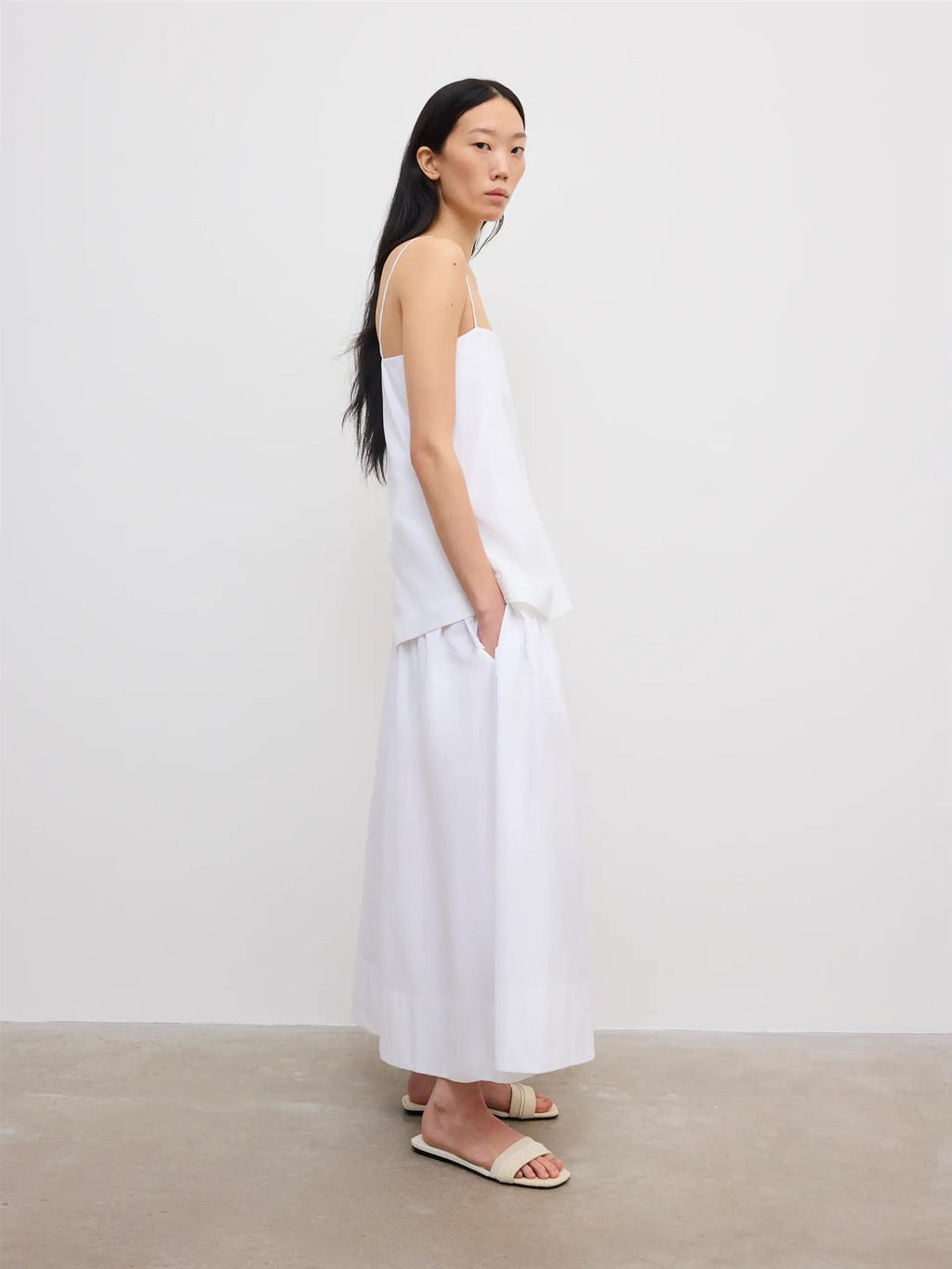 Cotton Strap Dress