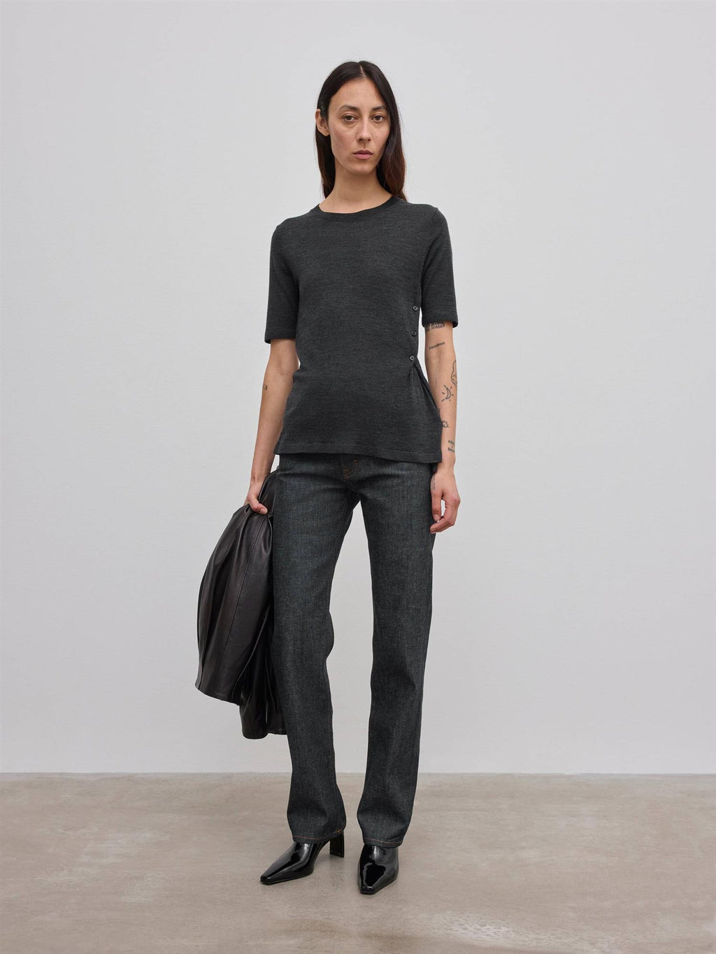Asymmetric Knit Top