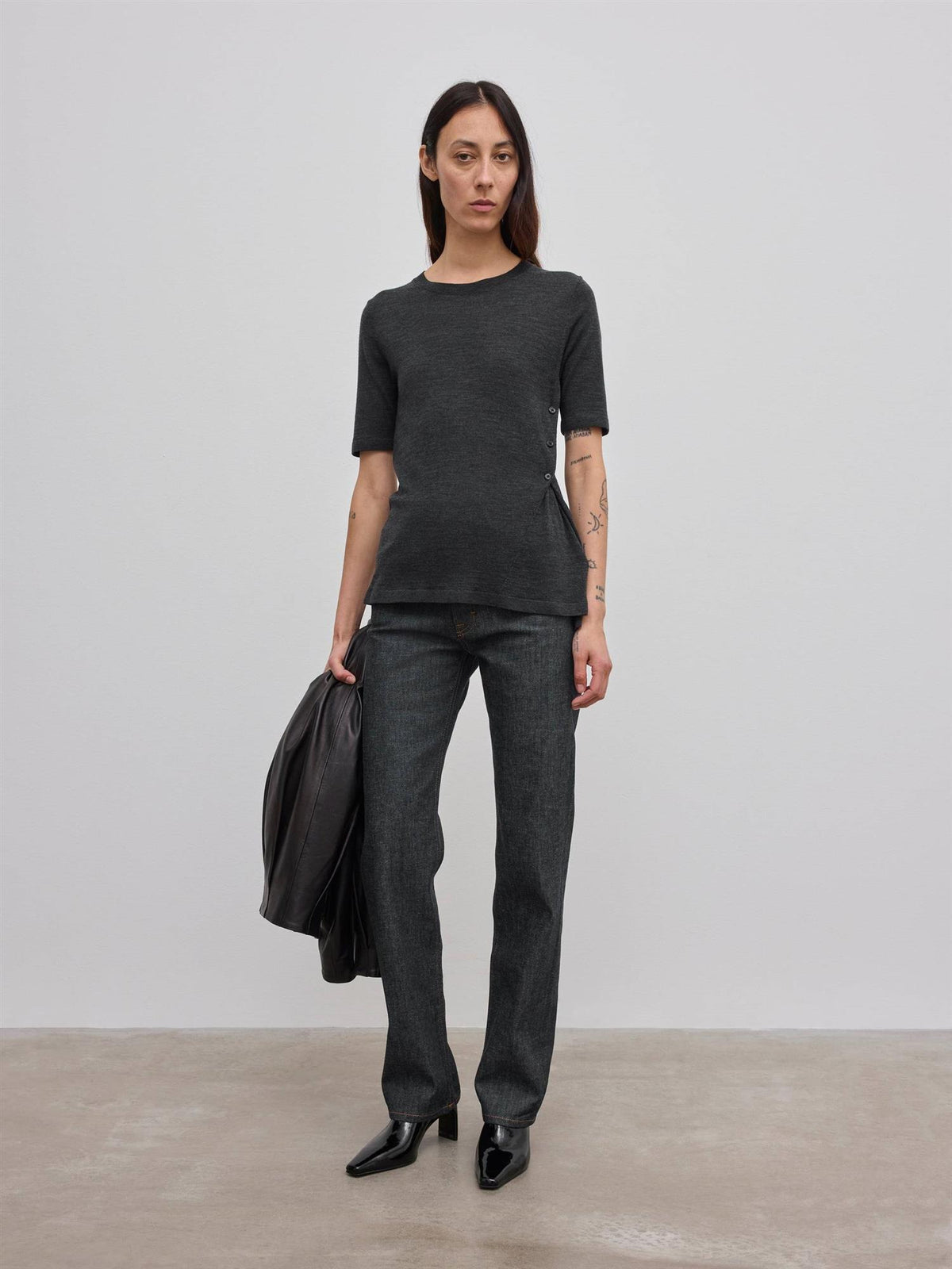 Asymmetric Knit Top
