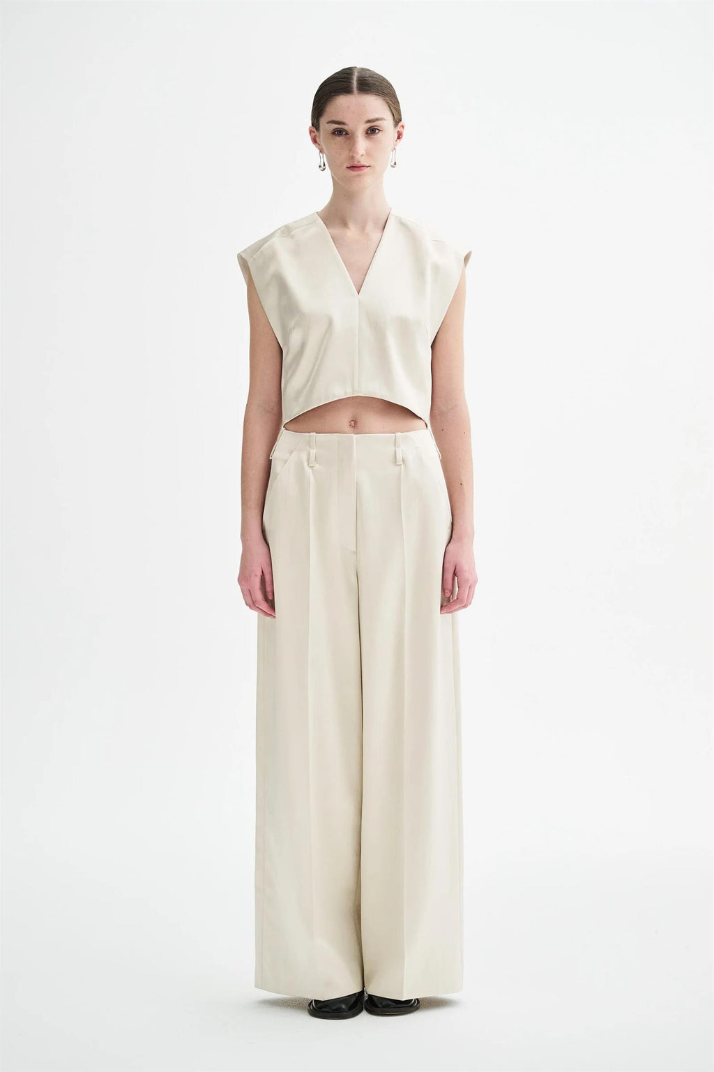 Prala-atelier shiny trousers