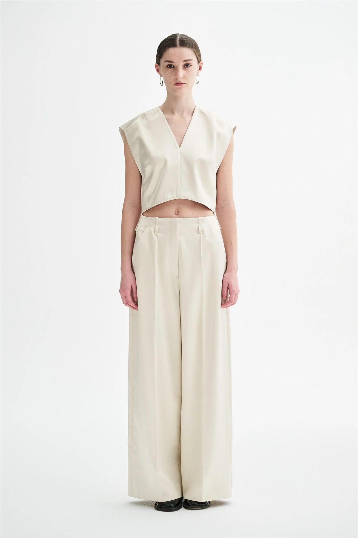 Prala-atelier shiny trousers