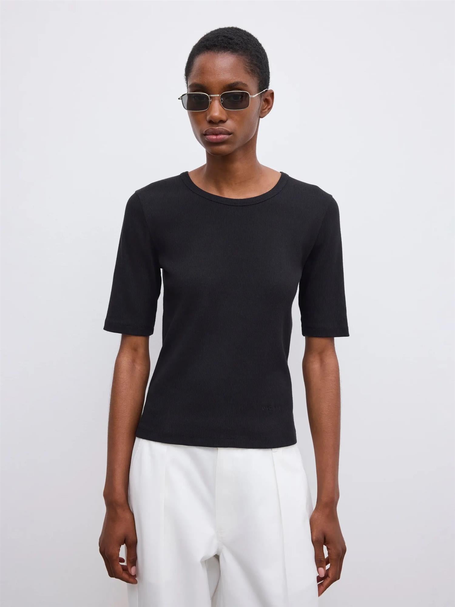 Fitted Rib T-Shirt