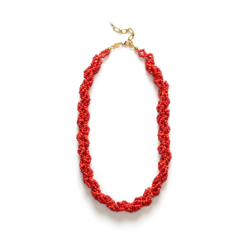 Scarlet Wave Necklace