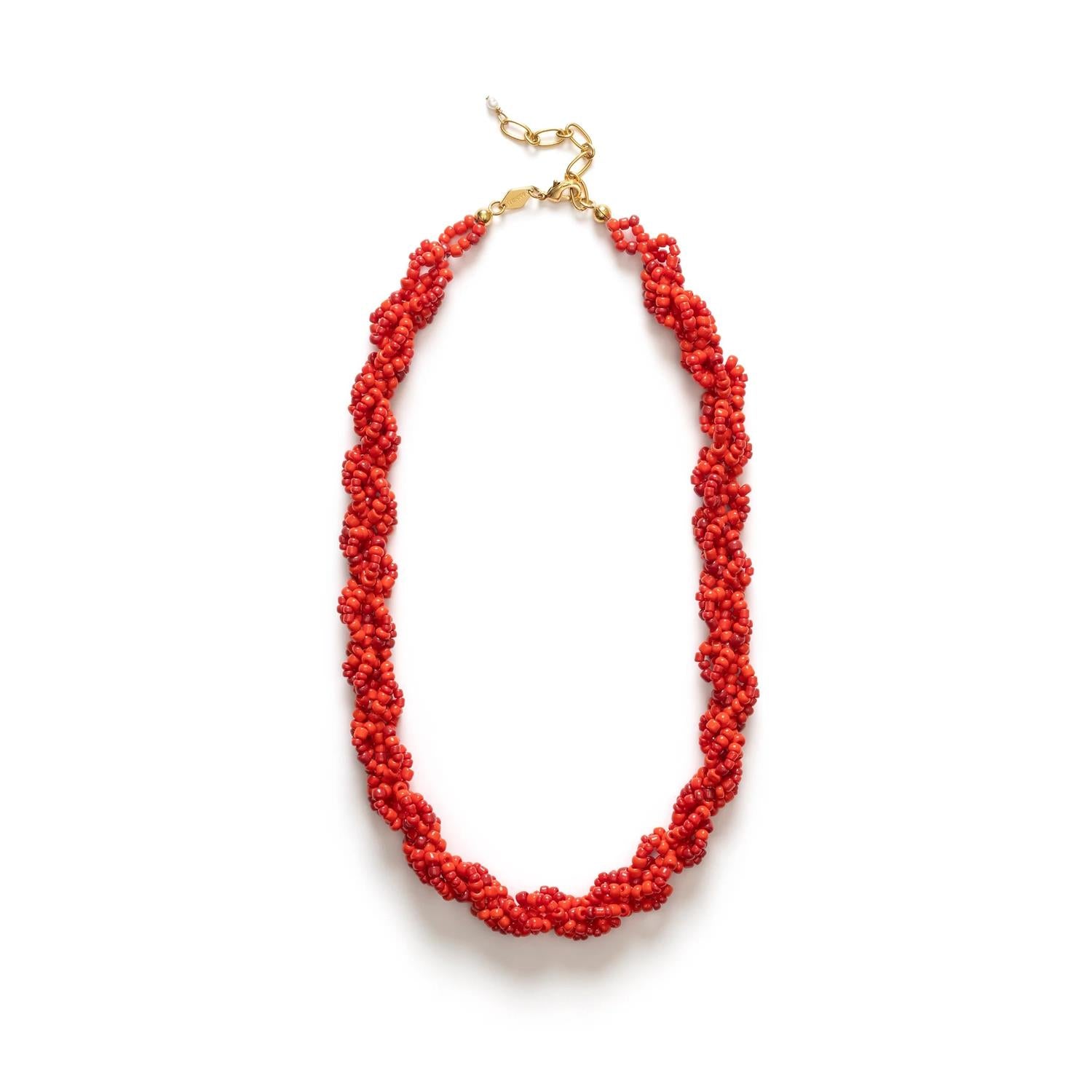 Scarlet Wave Necklace
