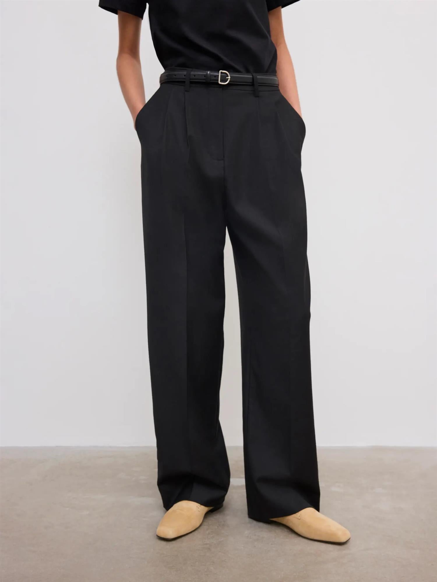 Wide Suit Trousers