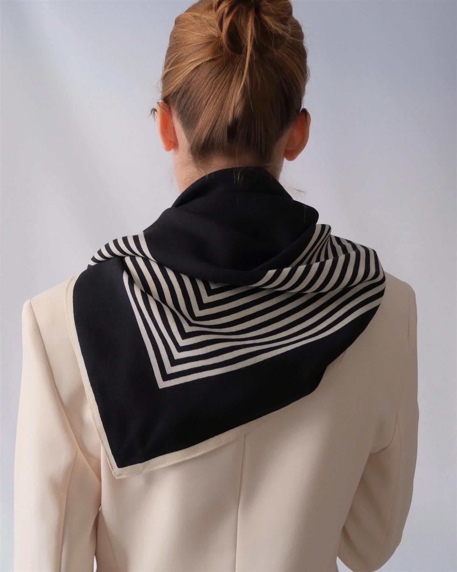 Wool Striped Scarf