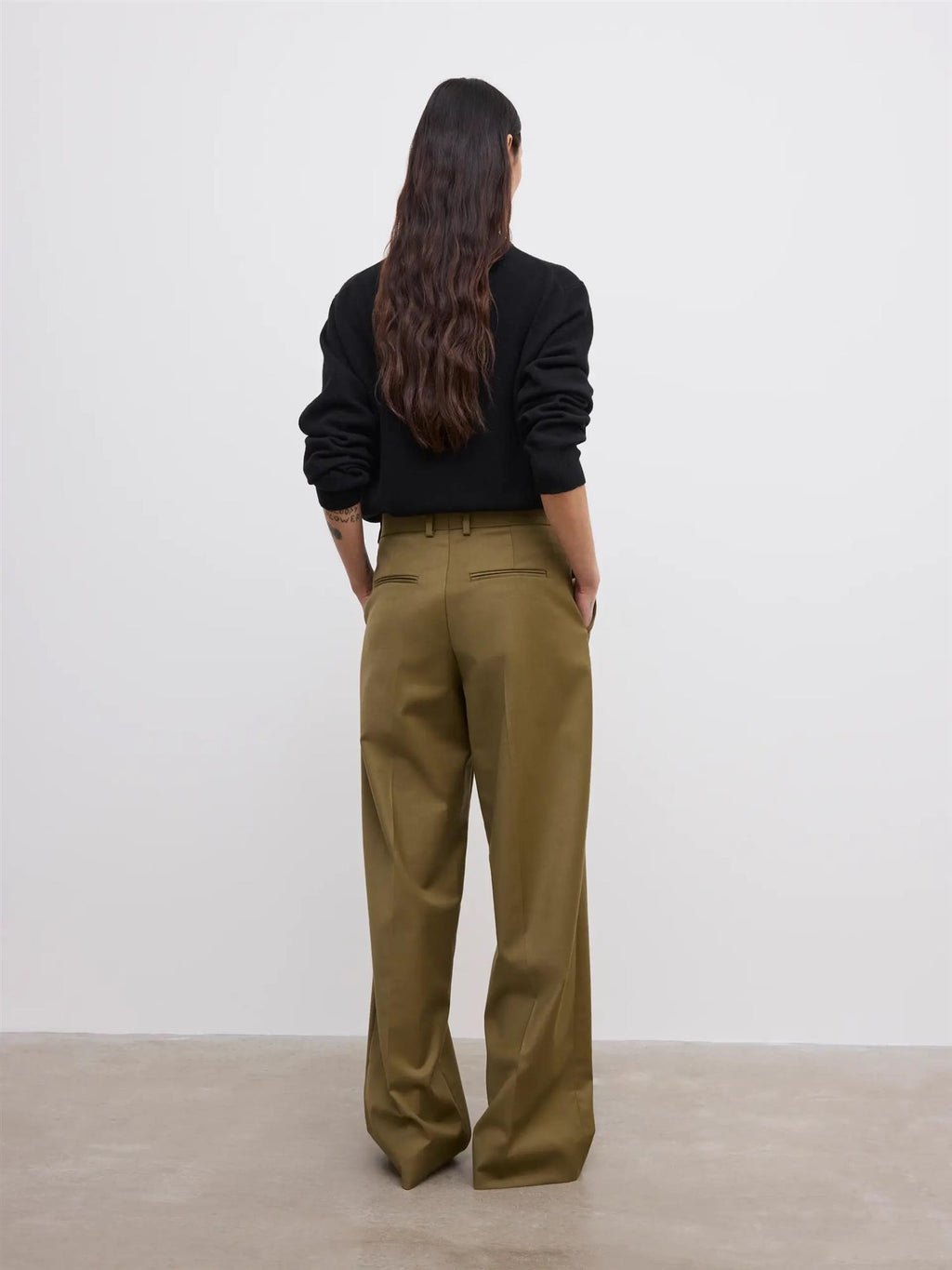 Relaxed Wool Trousers