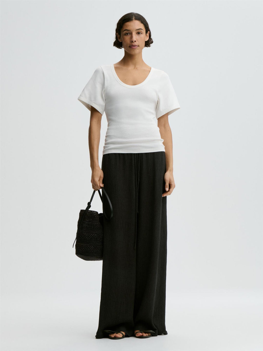 Pisca Weave Wide Pants
