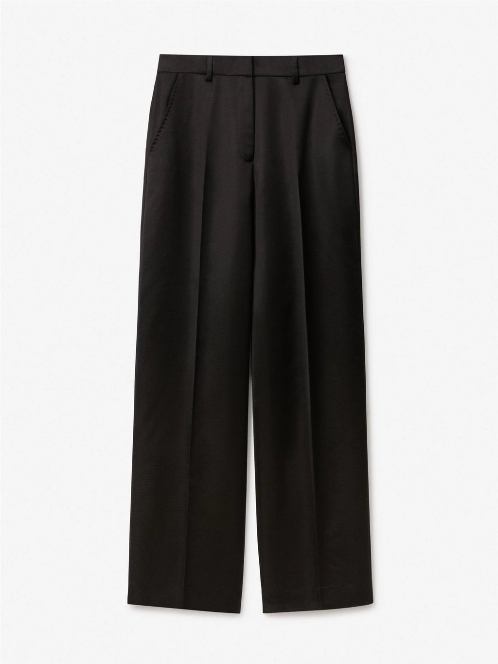 Tapered Wool Trousers
