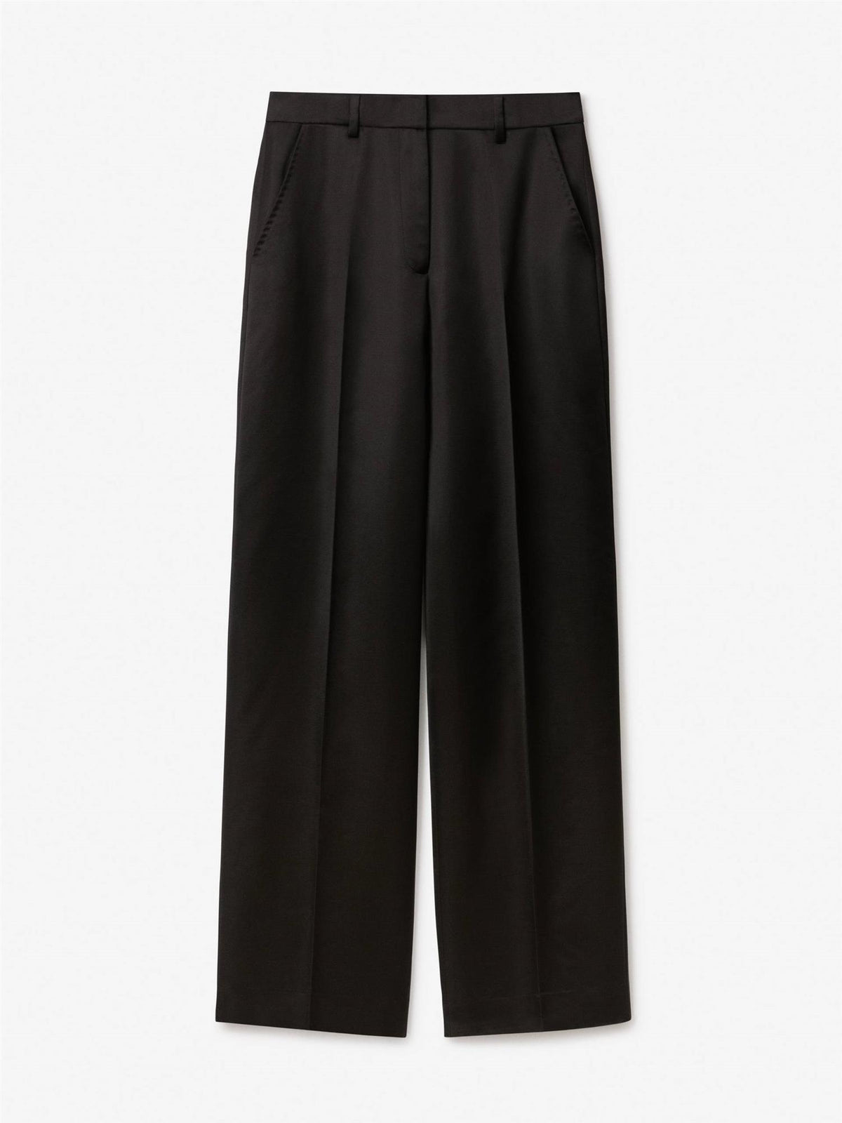 Tapered Wool Trousers