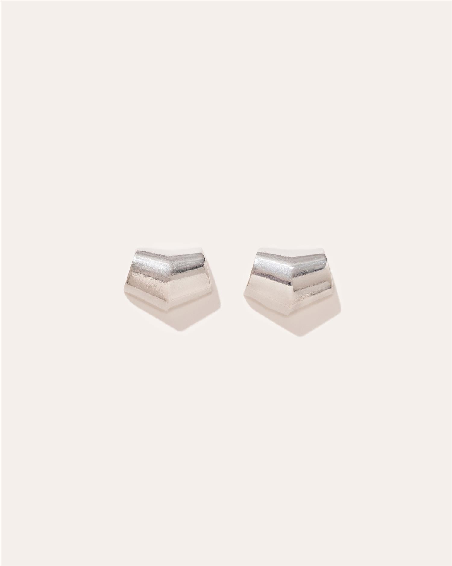 Prism Earrings - Silver