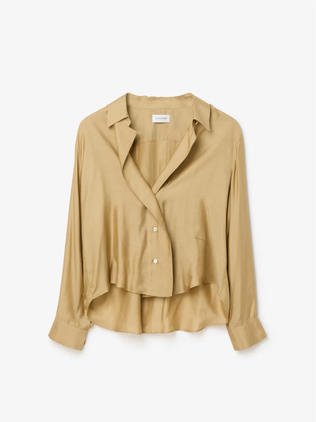 Cropped Shirt Sand Beige