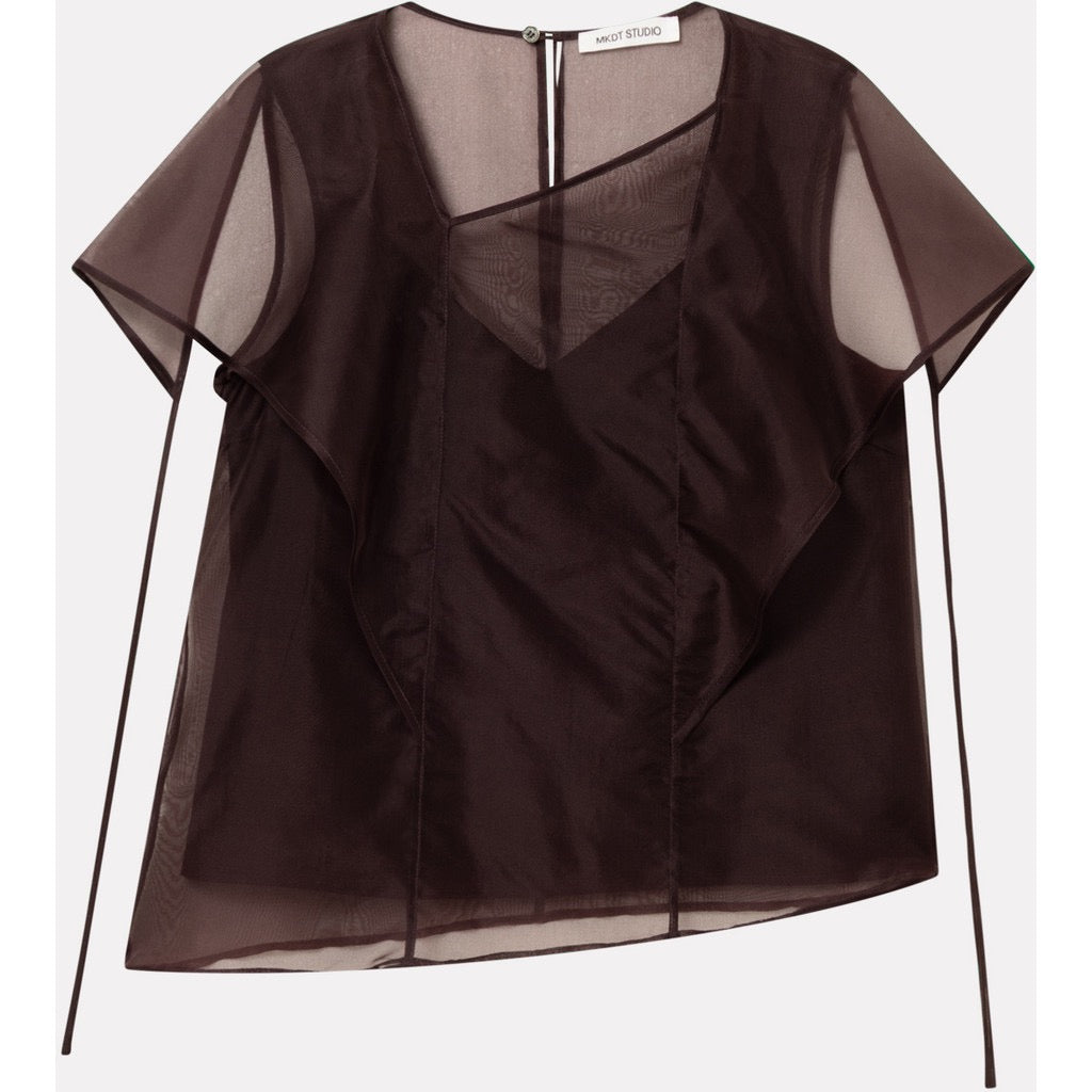 Bren Silk Organza Blouse
