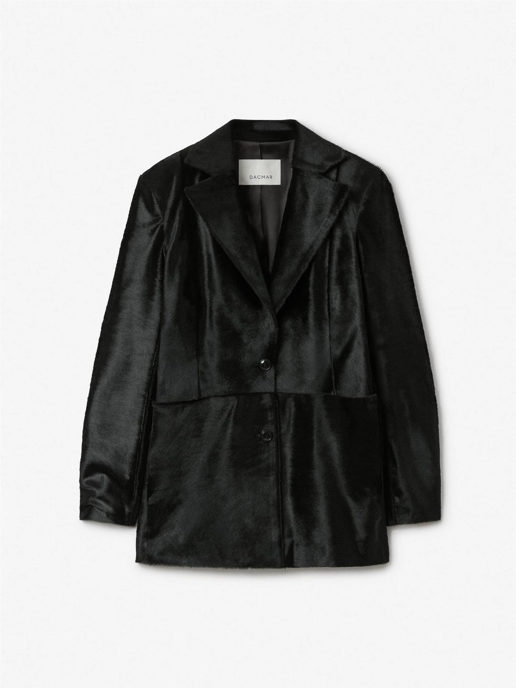 Pony Leather Blazer