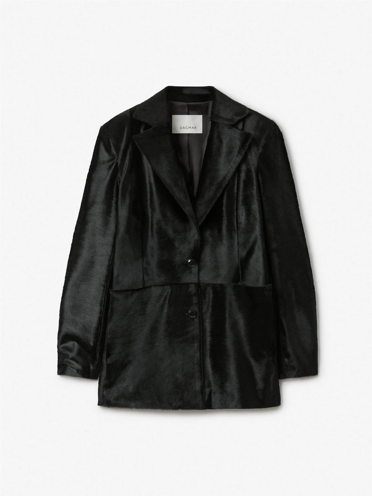 Pony Leather Blazer