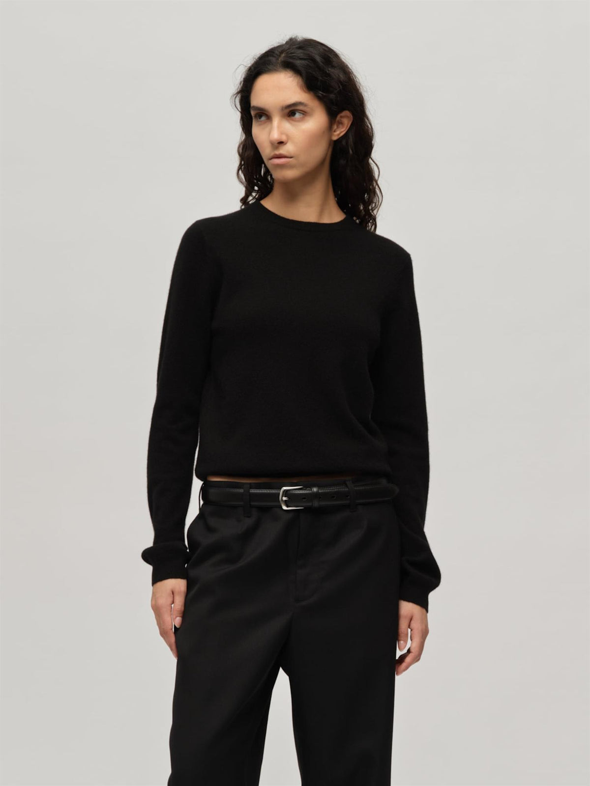 Womans Fitted Round Neck