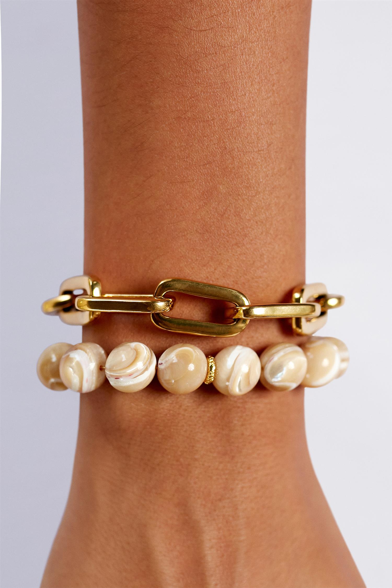 Golden Link Bracelet
