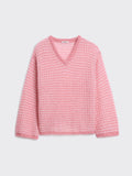 Boxy Mohair V-Neck