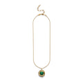 Malachite Knot Necklace