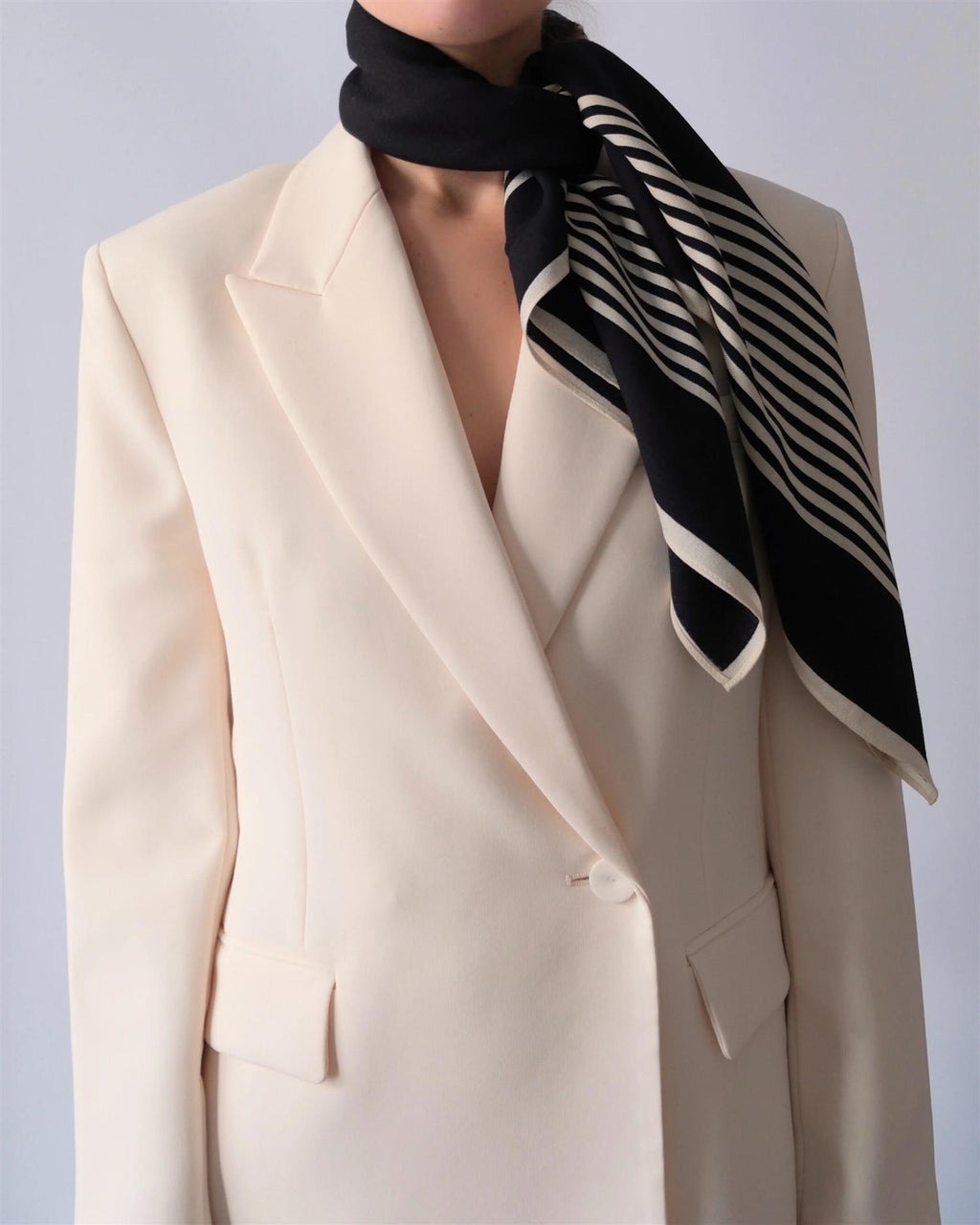 Wool Striped Scarf