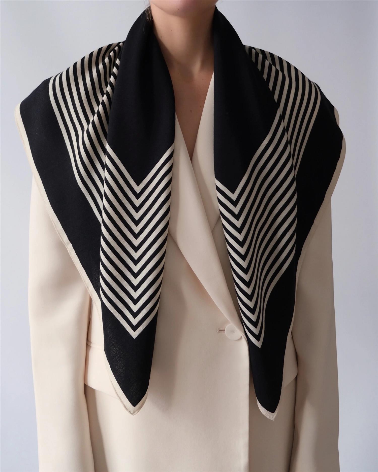 Wool Striped Scarf