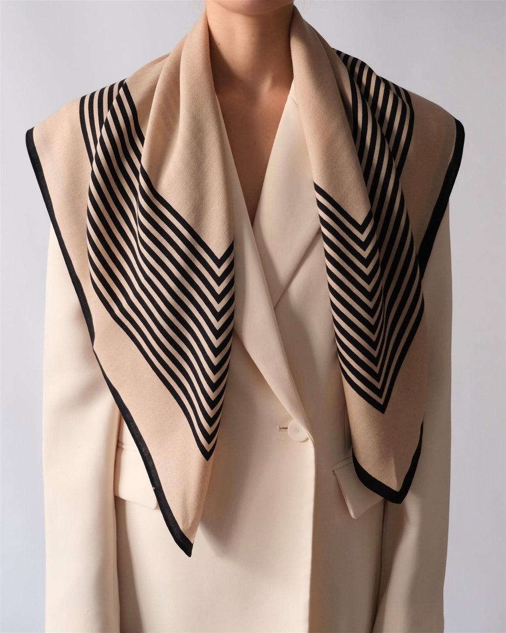 Wool Striped Scarf