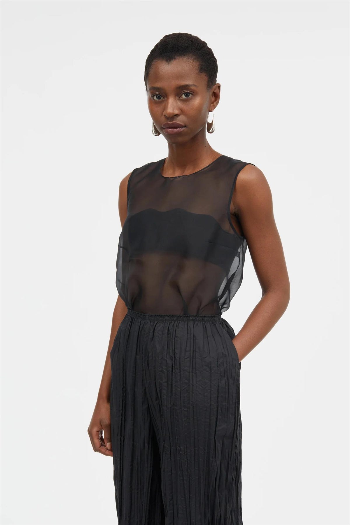 Pinola-Atelier Pleated Cotton Tech