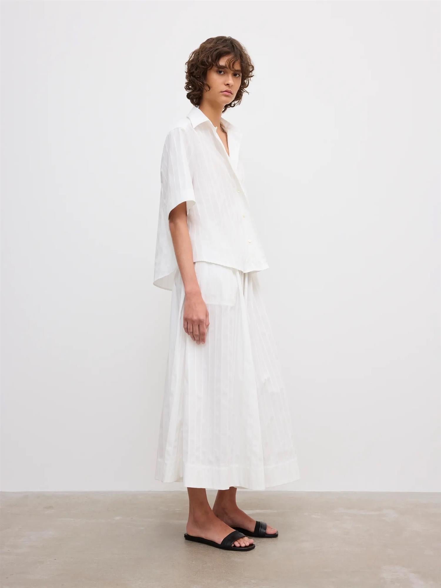 Cotton Maxi Skirt