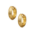 Golden Deco Hoops Petit